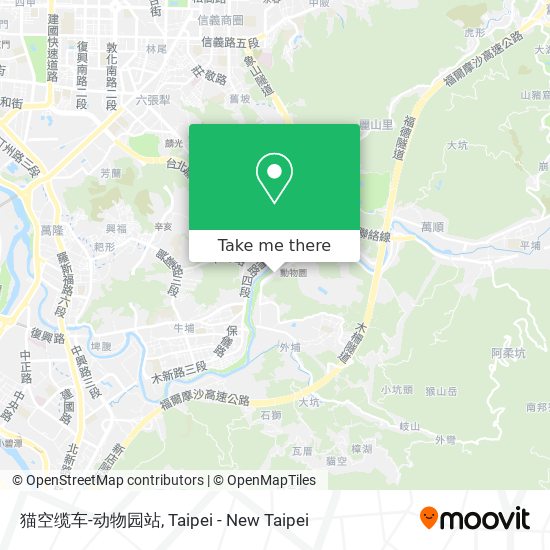 猫空缆车-动物园站 map