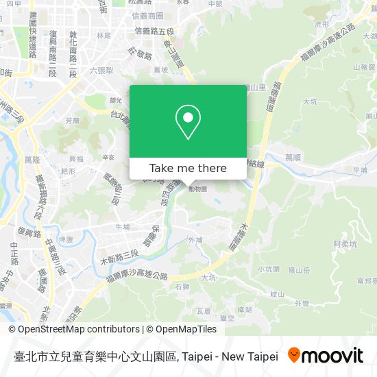 臺北市立兒童育樂中心文山園區 map