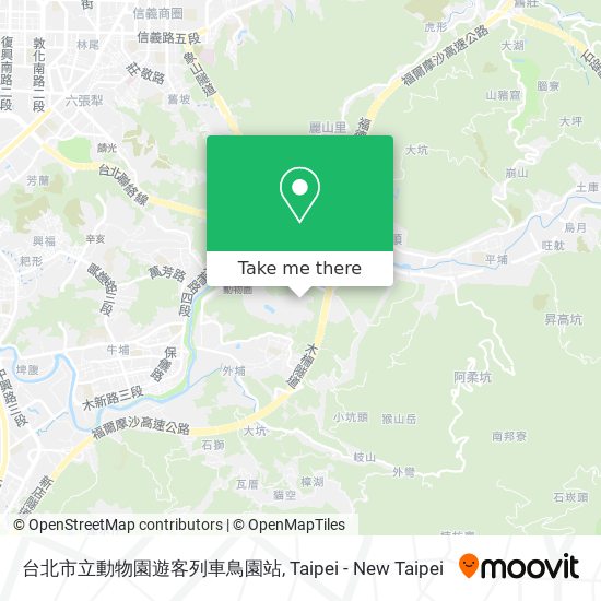 台北市立動物園遊客列車鳥園站 map