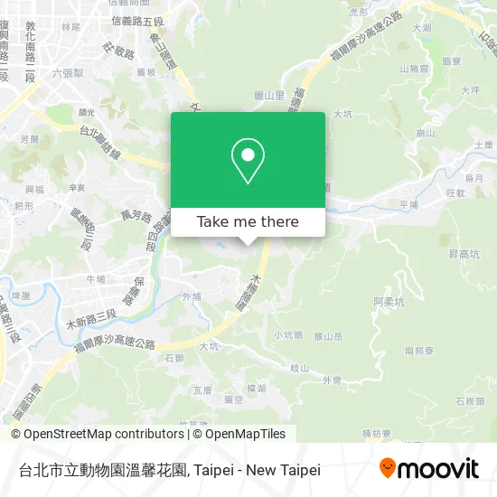 台北市立動物園溫馨花園 map