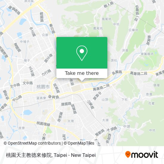 桃園天主教德來修院 map