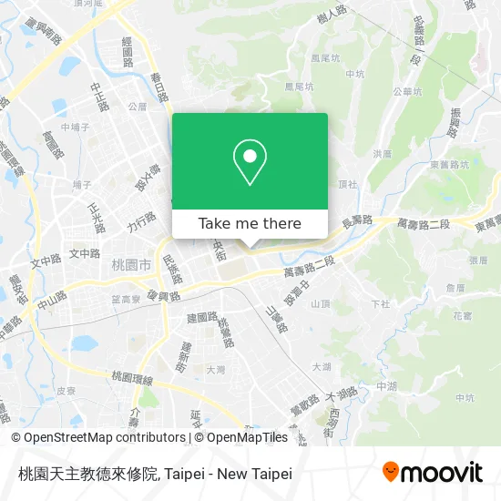桃園天主教德來修院 map