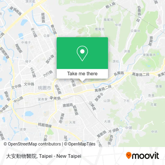 大安動物醫院地圖