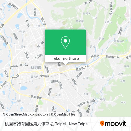 桃園市體育園區第六停車場 map