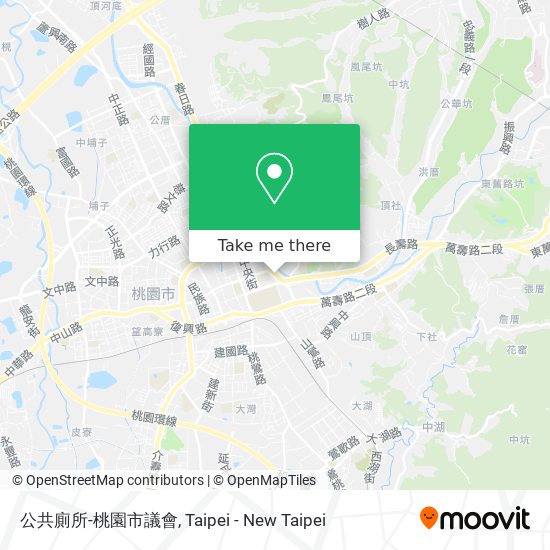公共廁所-桃園市議會 map