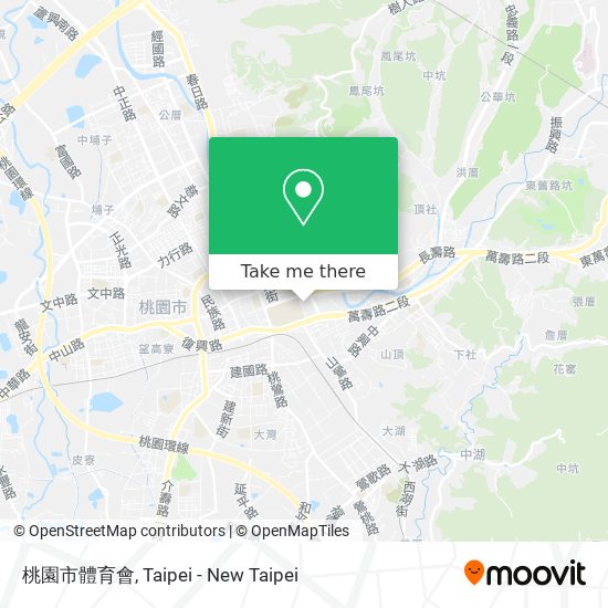 桃園市體育會地圖