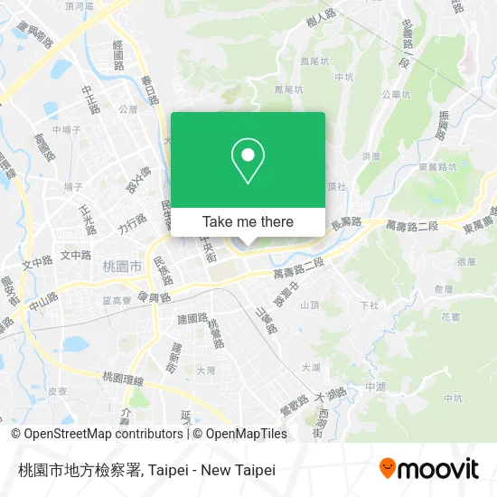 桃園市地方檢察署地圖