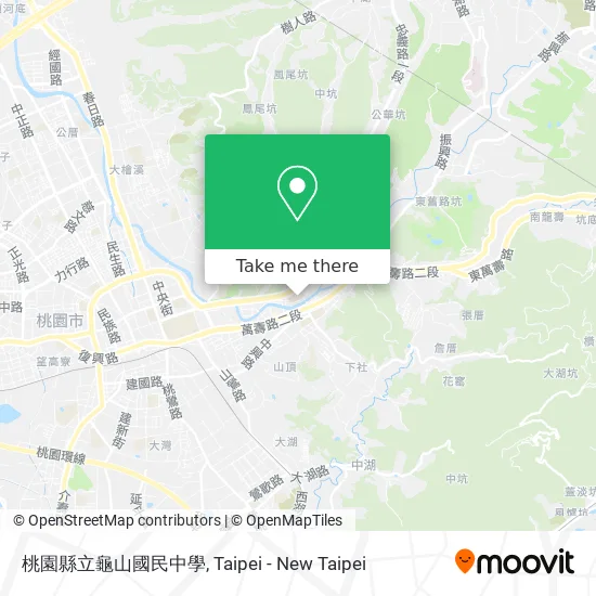 桃園縣立龜山國民中學地圖