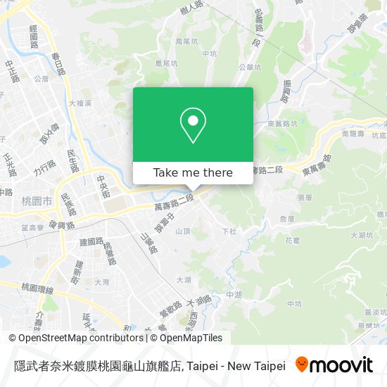 隱武者奈米鍍膜桃園龜山旗艦店地圖