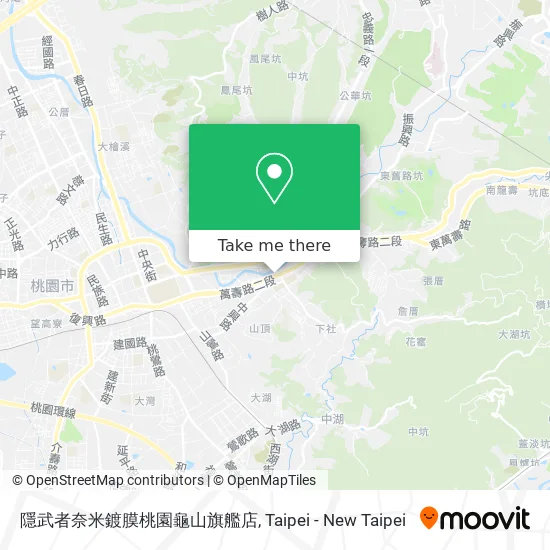 隱武者奈米鍍膜桃園龜山旗艦店地圖