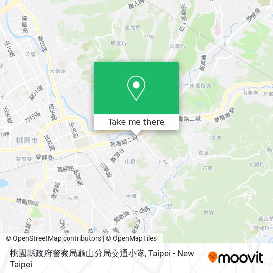 桃園縣政府警察局龜山分局交通小隊 map