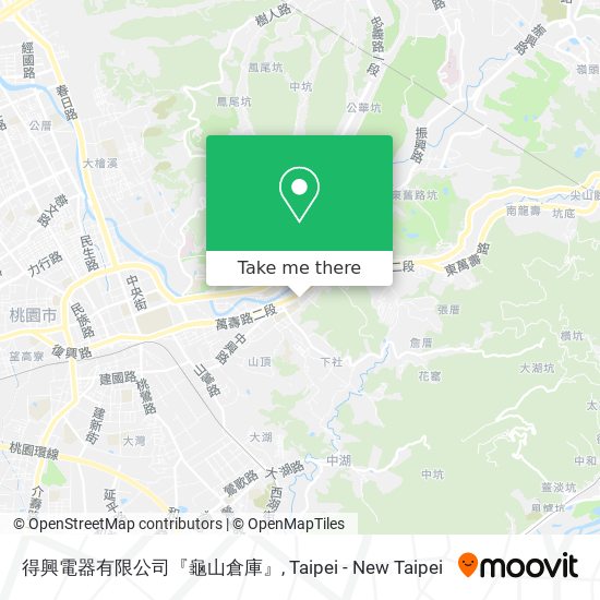 得興電器有限公司『龜山倉庫』地圖