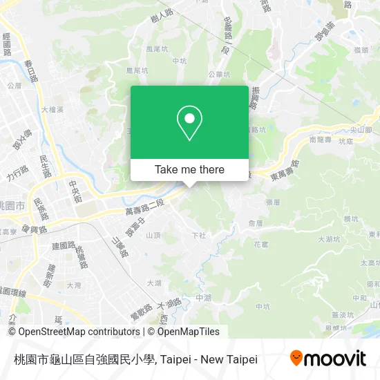 桃園市龜山區自強國民小學地圖