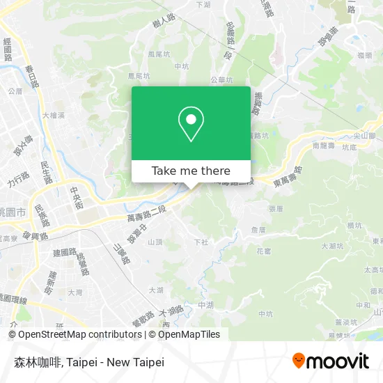森林咖啡 map