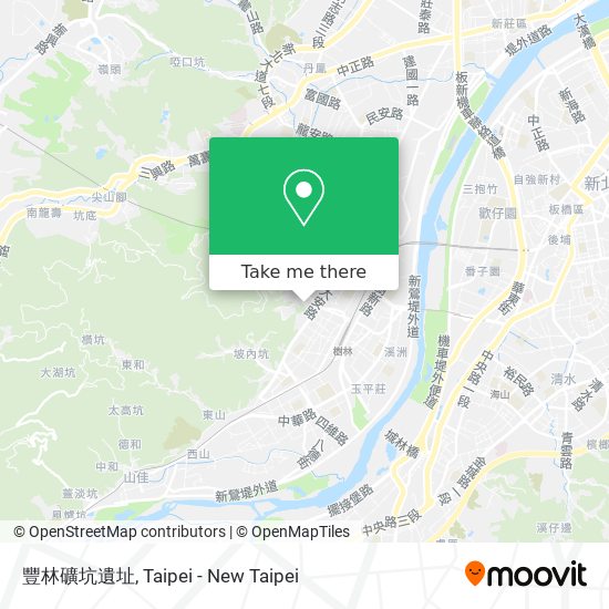 豐林礦坑遺址地圖