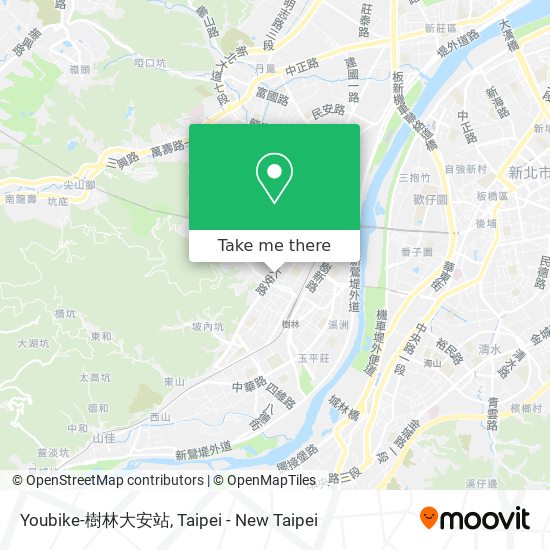 Youbike-樹林大安站 map