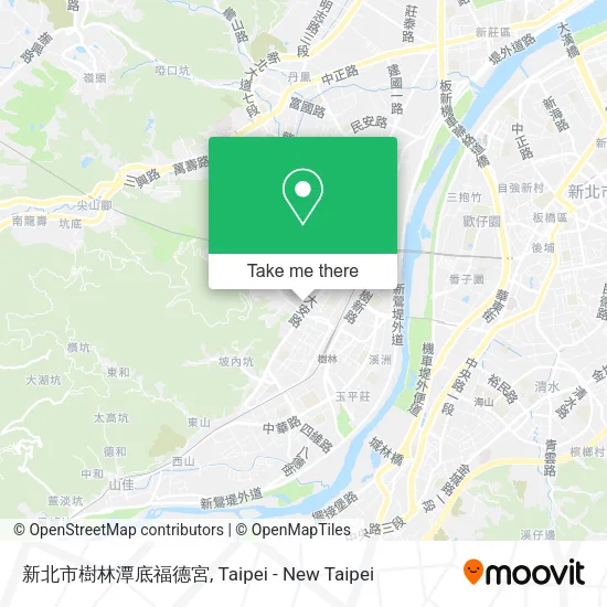 新北市樹林潭底福德宮地圖