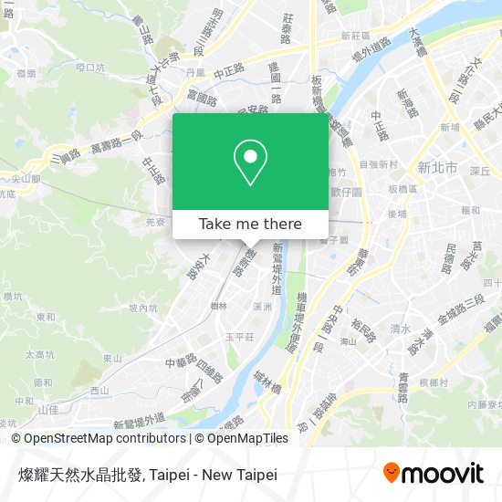 燦耀天然水晶批發地圖