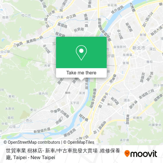 世貿車業 樹林店- 新車/中古車批發大賣場 .維修保養廠地圖