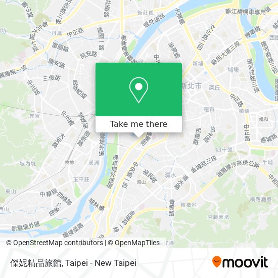 傑妮精品旅館 map