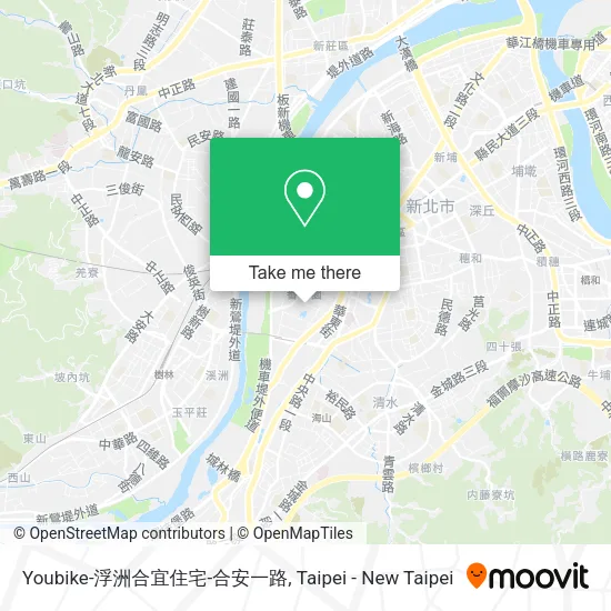 Youbike-浮洲合宜住宅-合安一路 map