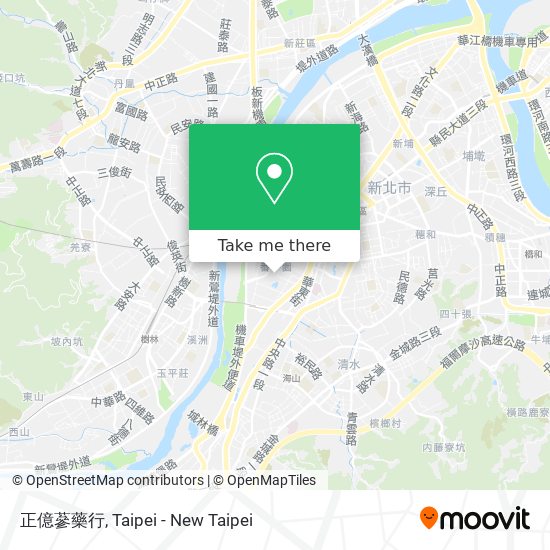 正億蔘藥行 map