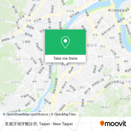 美麗浮洲牙醫診所地圖