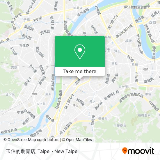 玉信的刺青店 map