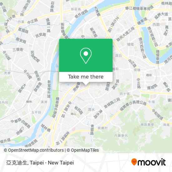 亞克迪生地圖