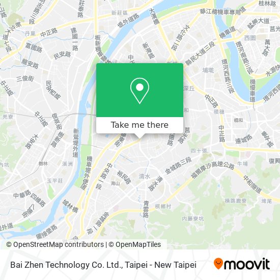 Bai Zhen Technology Co. Ltd. map