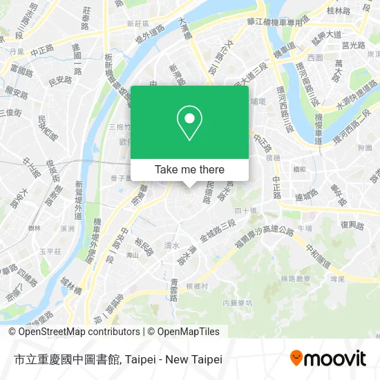 市立重慶國中圖書館地圖