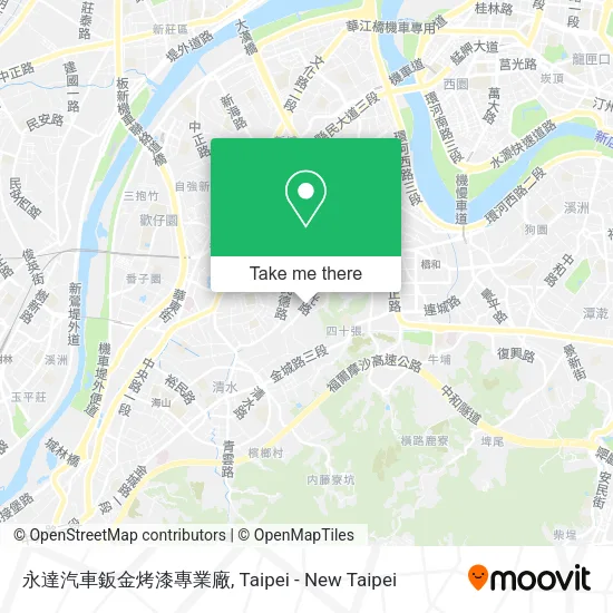 永達汽車鈑金烤漆專業廠地圖