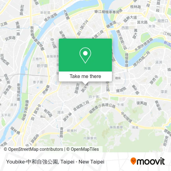 Youbike-中和自強公園 map