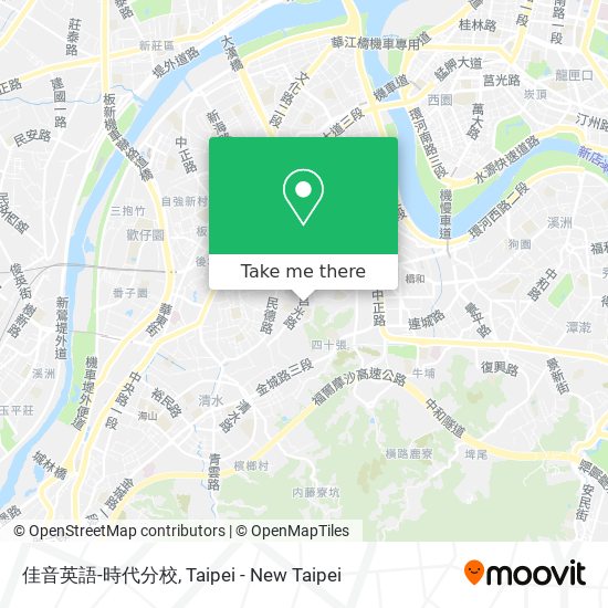 佳音英語-時代分校地圖