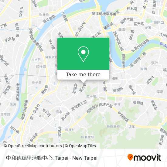 中和德穗里活動中心地圖