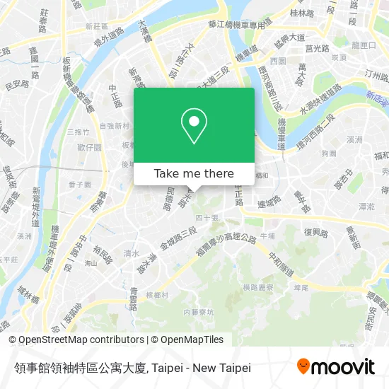 領事館領袖特區公寓大廈 map