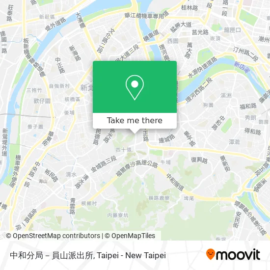 中和分局－員山派出所 map