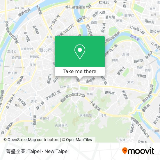 菁盛企業 map