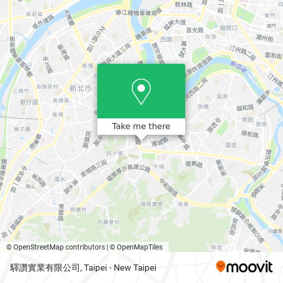驛讚實業有限公司地圖