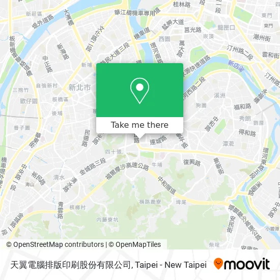 天翼電腦排版印刷股份有限公司 map
