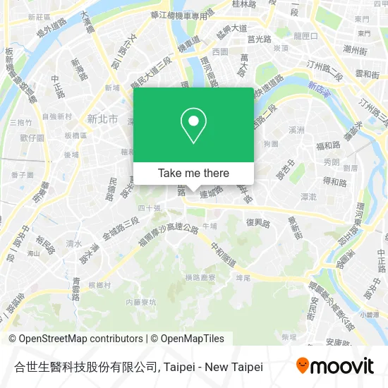 合世生醫科技股份有限公司地圖