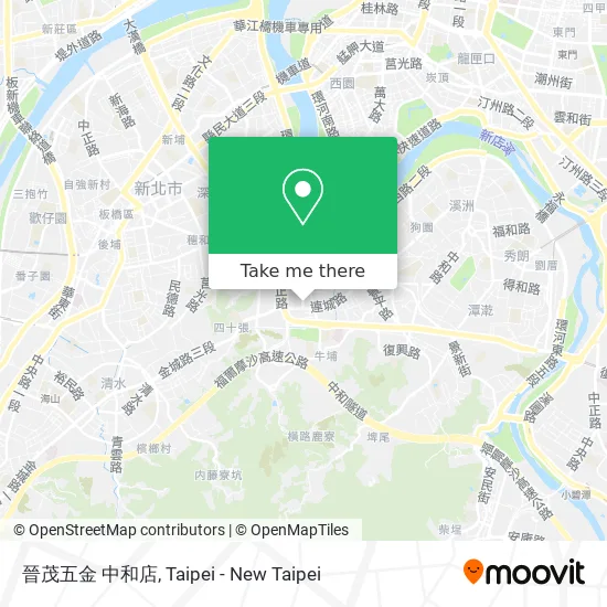 晉茂五金 中和店 map