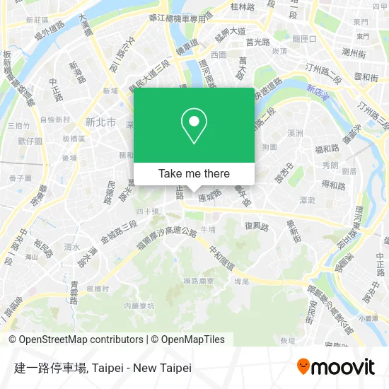 建一路停車場地圖