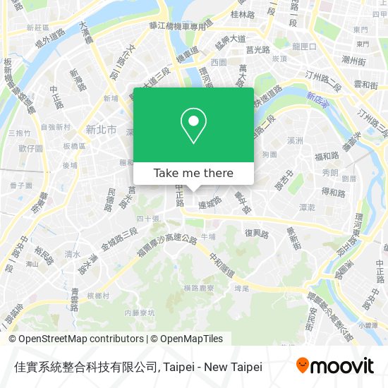 佳實系統整合科技有限公司 map