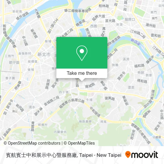 賓航賓士中和展示中心暨服務廠地圖