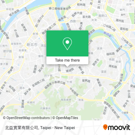 北益實業有限公司地圖