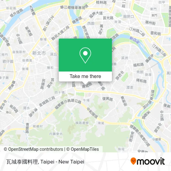 瓦城泰國料理地圖