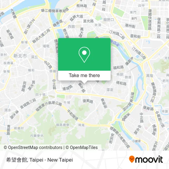 希望會館 map