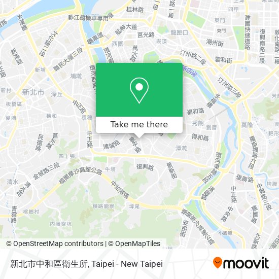 新北市中和區衛生所 map