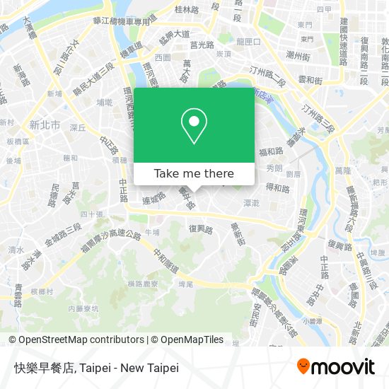 快樂早餐店 map